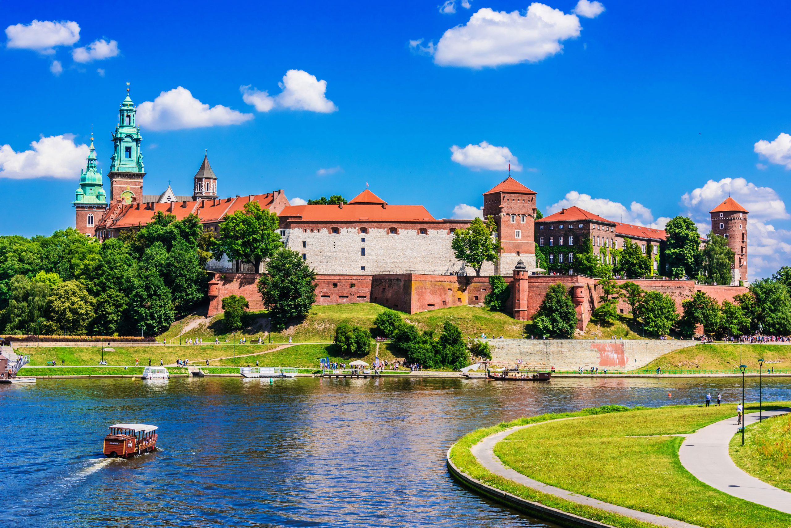 krakow slott borg Polen ferie barn